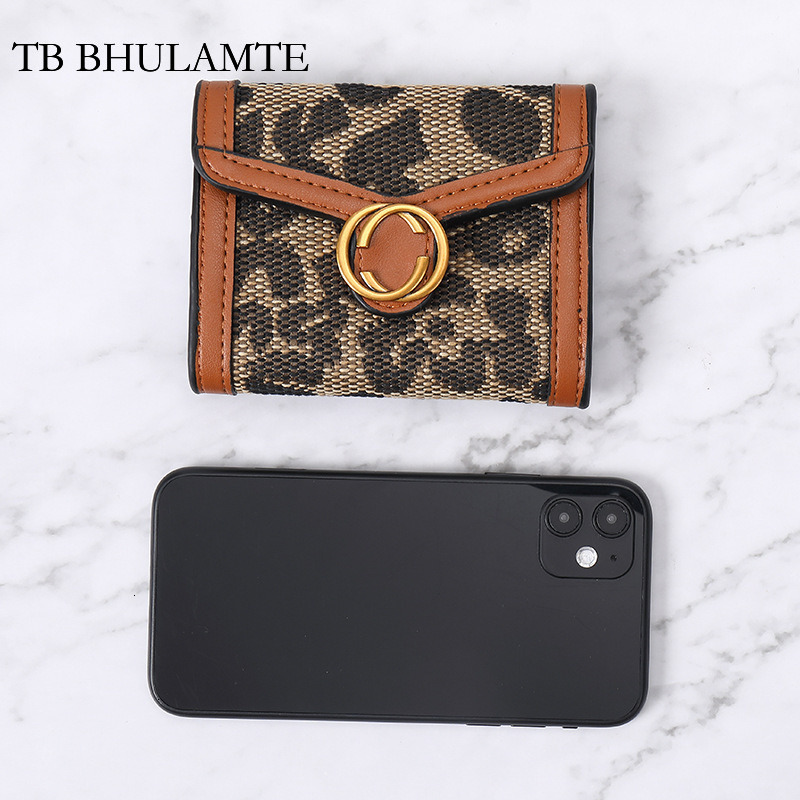 TB BHULAMTE Free Shipping New Women's Short Wallet Large Designer Capacity Fashion Luxury Retro Coin Purse Multi-card Slot Wallet Internet Celebr