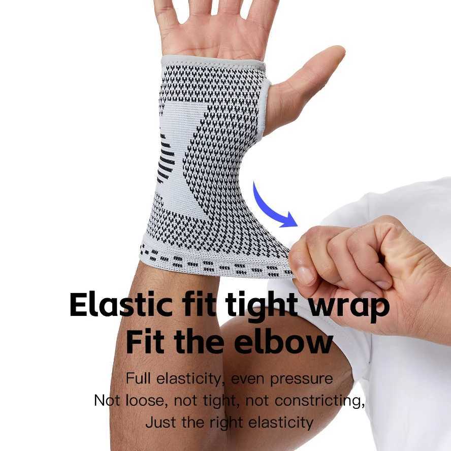 Gym Sports Wristband Wrist Protector Palm Guard Wrist Support Adjustable Wrist Brace Strap Compression Gloves for Carpal Tunnel J251211