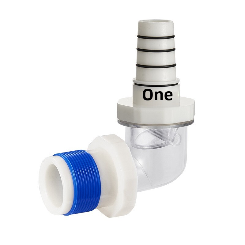 90 Degree Wall Rotating Washer Drain Pipe Anti-odor Backflow Vae Straight-through Connector