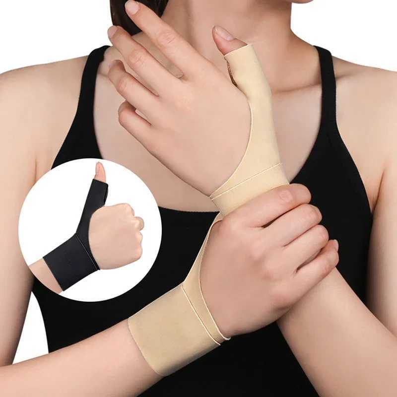1PC Thumb Sleeves Wrist Support Breathable Elastic Wrist Brace Soft Thumb Compression Sleeve Wrap Gym Fitness Training Wristband J251211