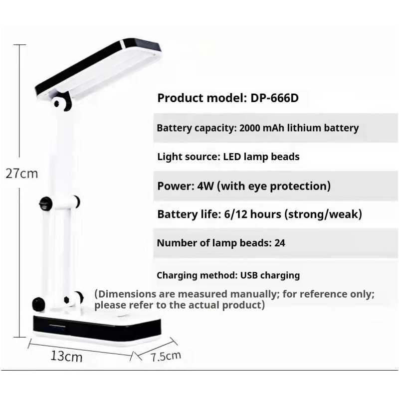 Led book light Foldable Desk Lamp TYPEC Interface Charging Table Lamp Eyeprotecting study lamp light small bedside lamp C250918