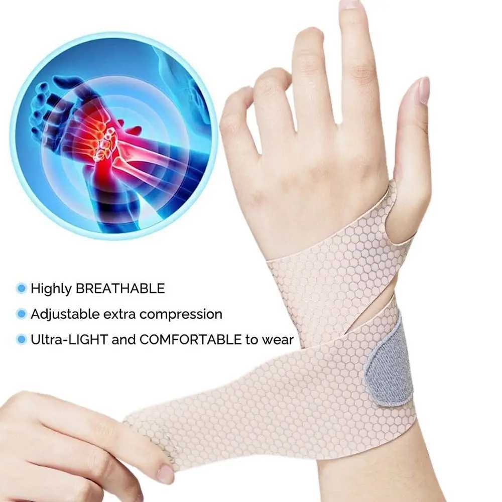 Wrist Brace for Carpal Tunnel Relief Light Support Compression Wrist Support Sports Wristband Wrist Guards Fit Right Left Hand J251211