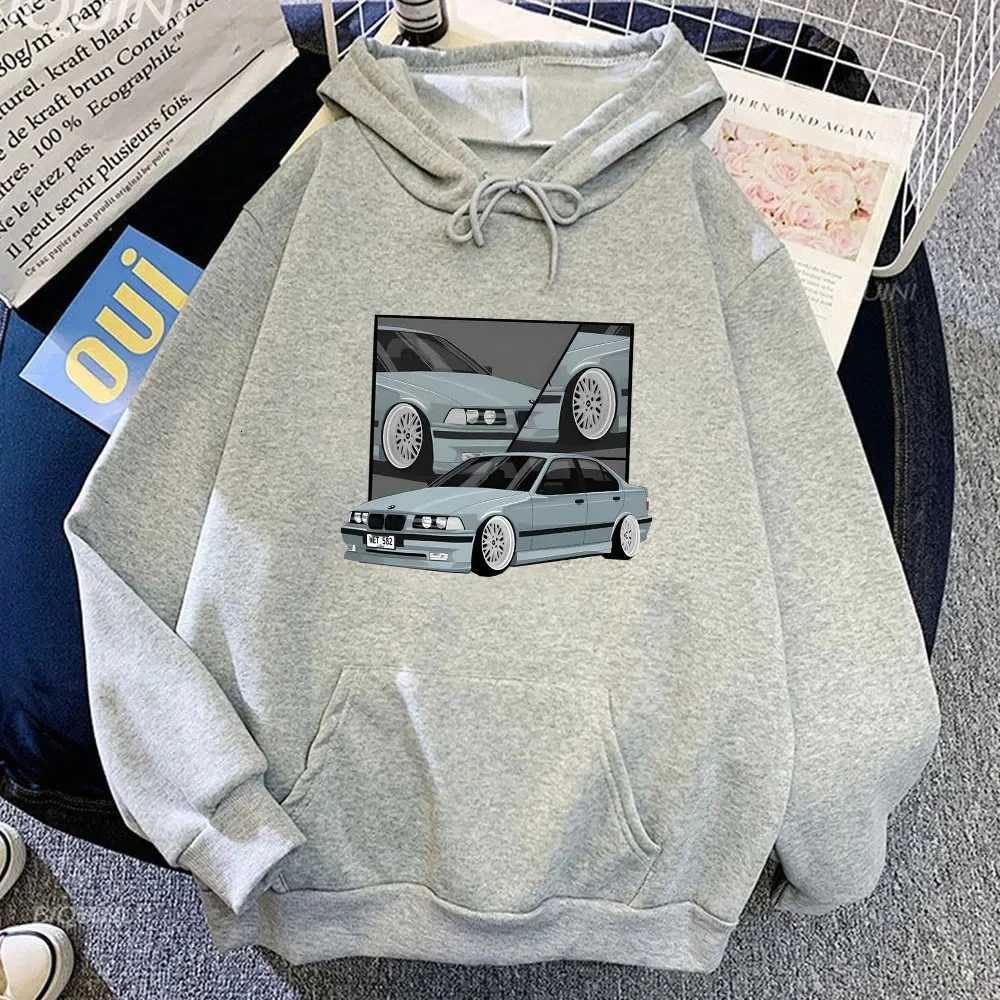Car Printed Graphic Hoodies Street Women Casual Sweatshirts Autumn Winter Fleece Clothing Soft Comfortable Hooded PulloversZ250918