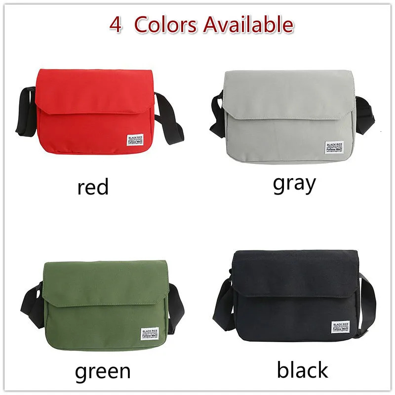 Men Small Oxford Shoulder Messenger Bags Solid Leisure Satchels Crossbody Fashion Street Bags for Male Cross Body Casual 250917
