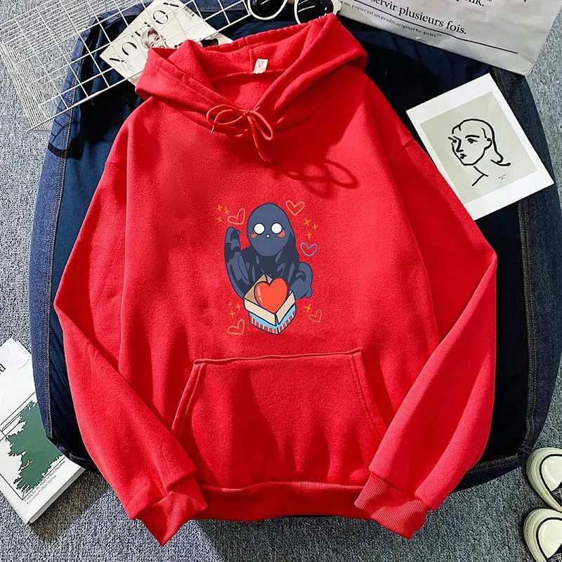 Autumn Women Hoodie Harajuku Pullover Kawaii Casual Hoodies Tops ONeck Cartoon Print Hooded Sweatshirts Long Sleeve ClothingZ250918