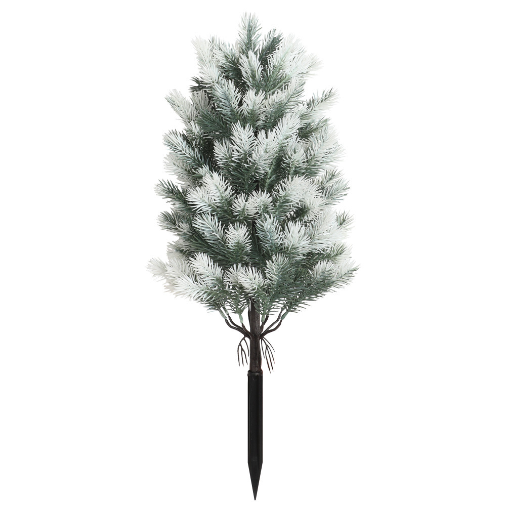2025 Simulation Christmas Tree Planting Artificial Flowers Simulation Green Planting Potted Christmas Decoration Outdoor Photography Props Decoration