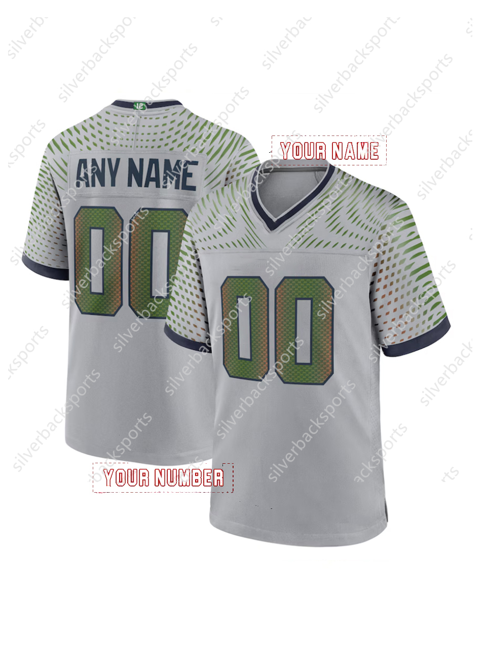 Football 2025 Unveil Rivalries Jerseys Cooper Kupp Darnold Smith-Njigba Walker III Love Any Name Number Embroidered Letter Number pre order