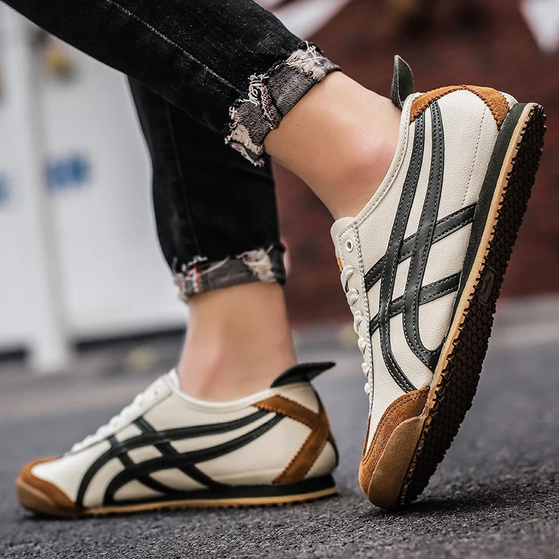 y ner Mens Shoes High Quality Leather Casual Sneakers Men Women Trainers Lightweight Retro Womens Sports 250918