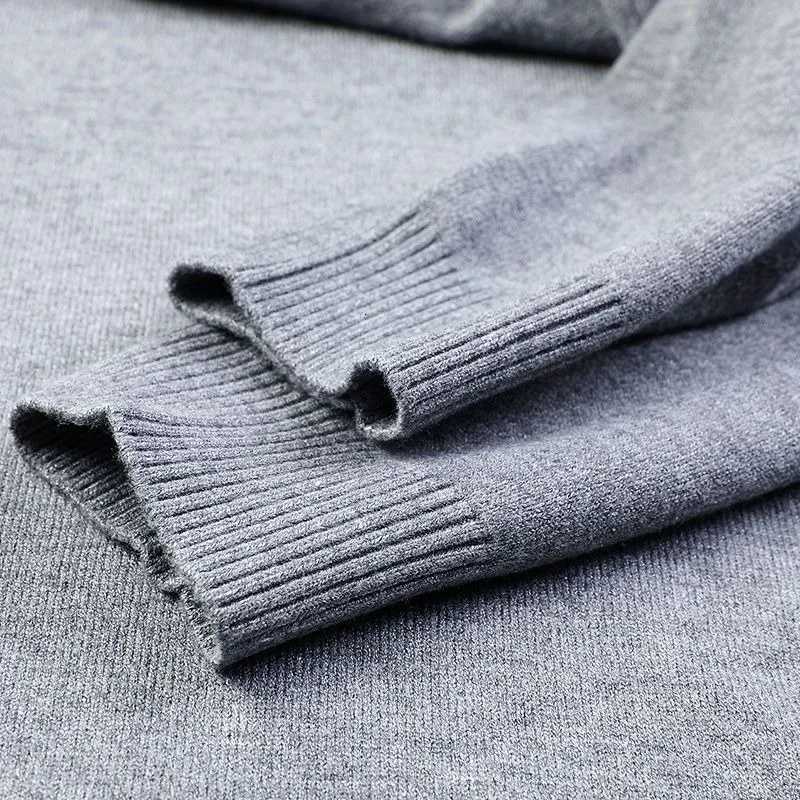 Mens Long Sleeve Knit Pullover Sweater Autumn Winter Thermal Warm Classic Sweater Lightweight Ginger Yellow WHITE SweaterZ250918