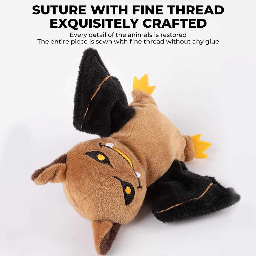 Interactive Cat Toy Pumpkin Head Ghost Bat Halloween Flapping Toy Simulation Sound Cat Toys Touch Activated Plush Toys for Cats X250918