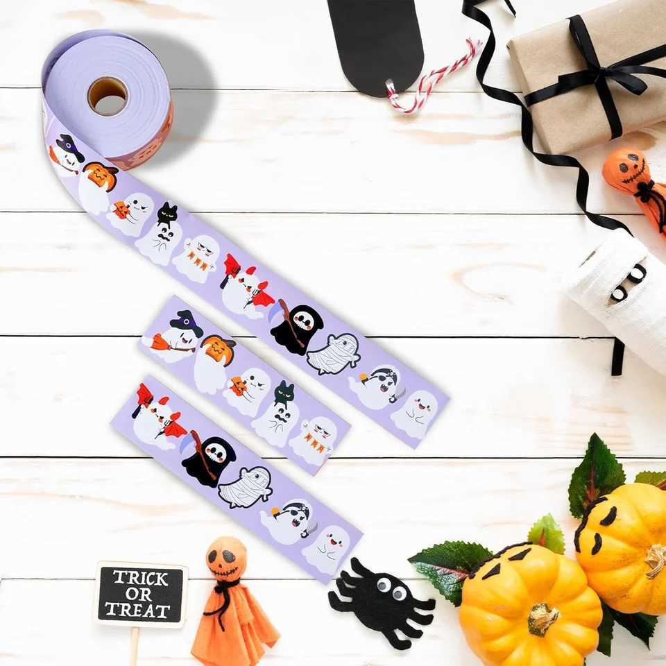 500 pcs Halloween decorative stickers children handdecorated cartoon stickers DIY stickers holiday party scene layout props C2509181