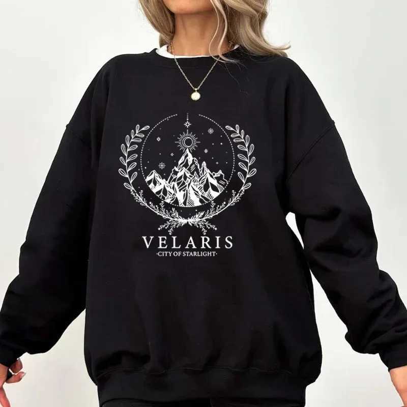 2025 Velaris City of Starlight Printed Sweatshirt Women The Night Court Graphic Sweatshirts Acotar Autumn Winter Hoodie SweatZ250918