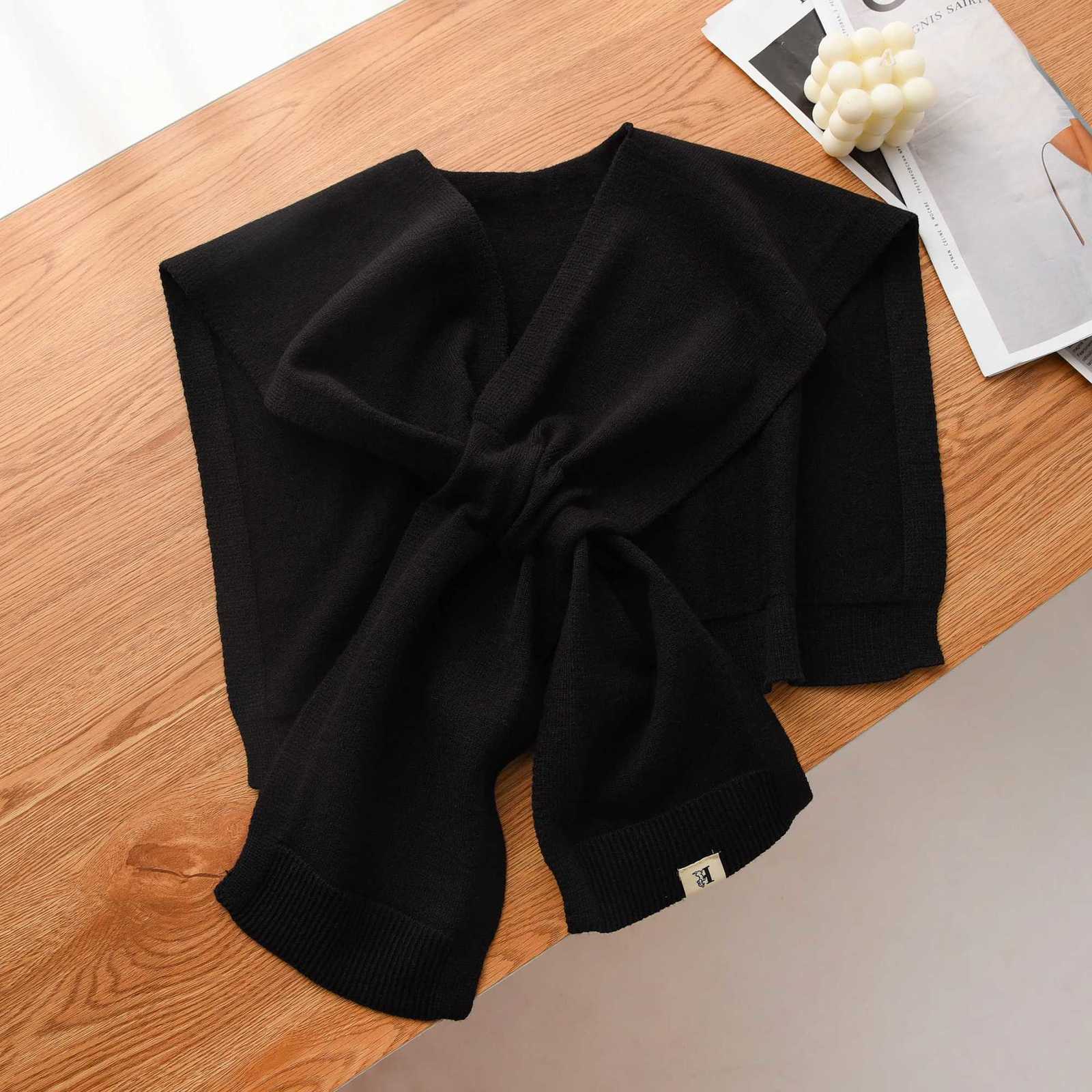 2025 Fashion Versatile Knitted Shl Scarf Wen Highend Ces With Shirts Fashion Thin Neck Protectors For Spring and Autumn Y250918