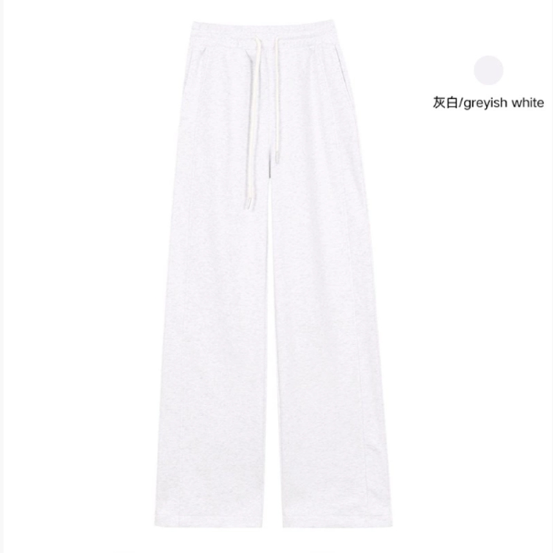 Women's sweatpants, loose and plush straight leg pants, women's Scuba high waisted wide leg pants, drawstring pants, yoga clothes