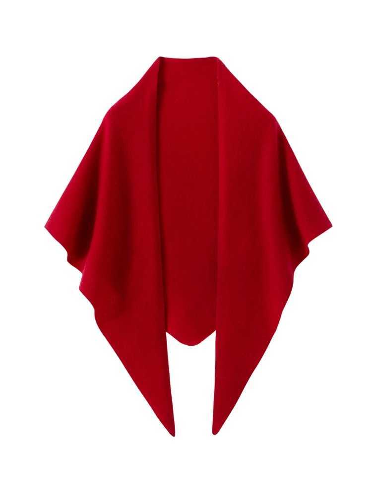2025 New Wens Triangar Shl 100 Cashmere Autumn Winter Warm Soft Simple Elegant Casual Style Y250918