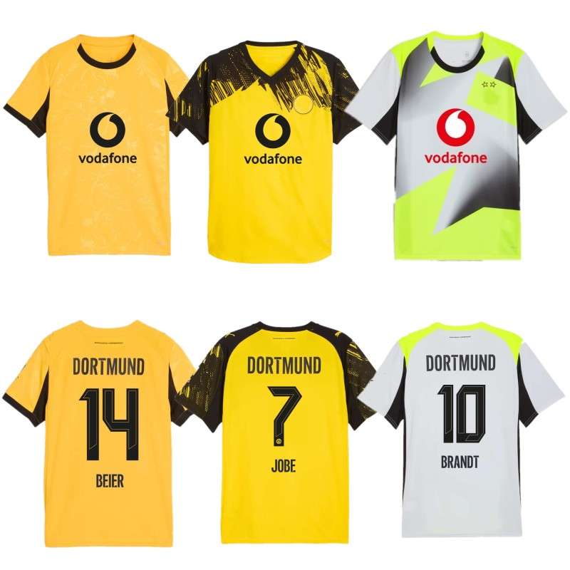 2025/26 Dortmund Soccer Jersey 2026 JOBE FABIO SILVA HALLER BRANDT BEIER CHUKWUEMEKA Shirt Mens YAN COUTO N.SCHLOTTERBECK GUIRASSY F.NMECHA ADEYEMI Football Kids kit