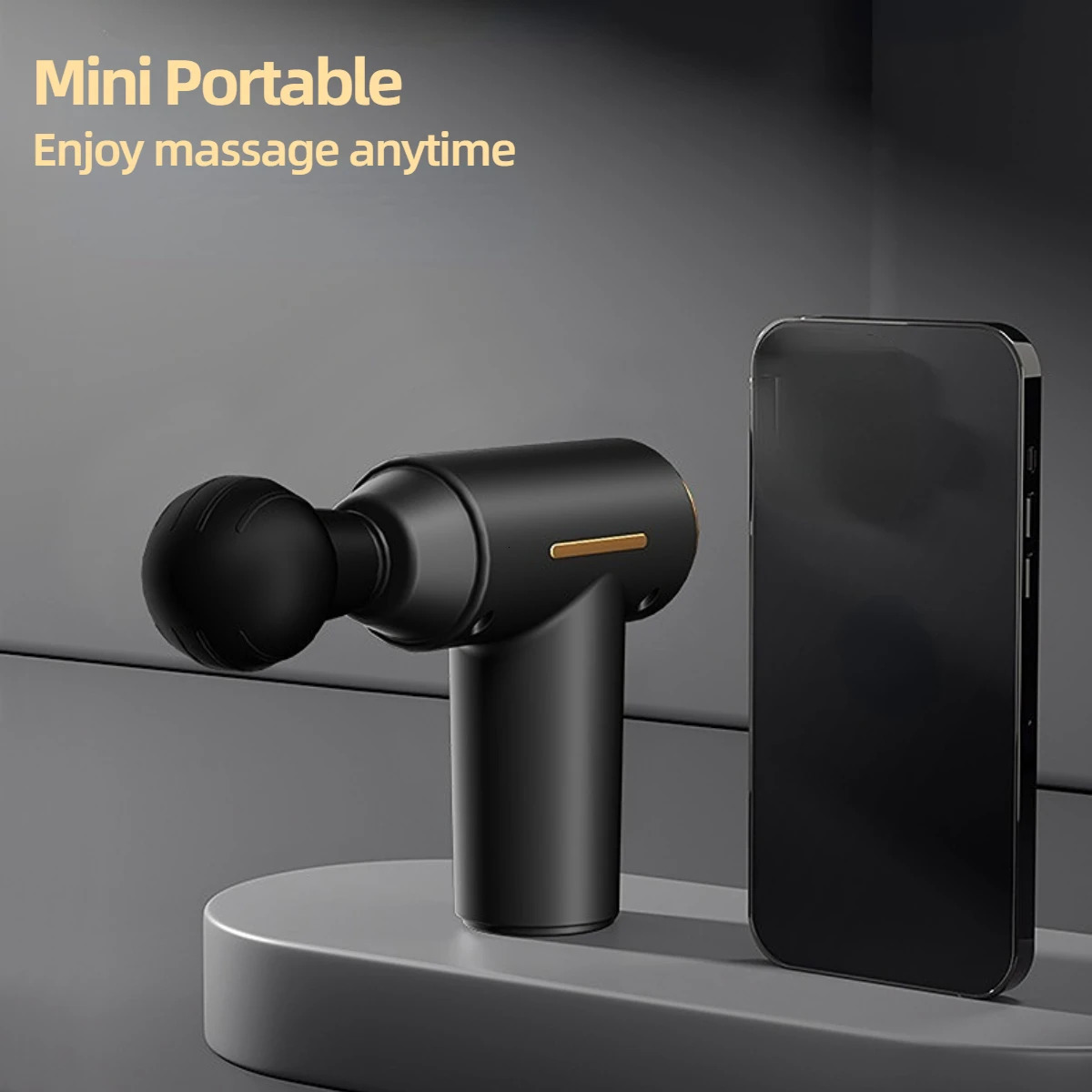 Portable Mini Muscle Massage Gun Vibration Massage Gun Body Neck Back Pain Gout Relief Deep Muscle Relaxation Massager Tools 250917