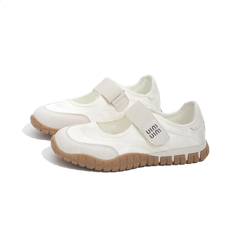 Magic Style Round Toe Ballet Flats Mary Jane Casual Single Sports Shoes Splice Color Soft Soled Women Flat 250918