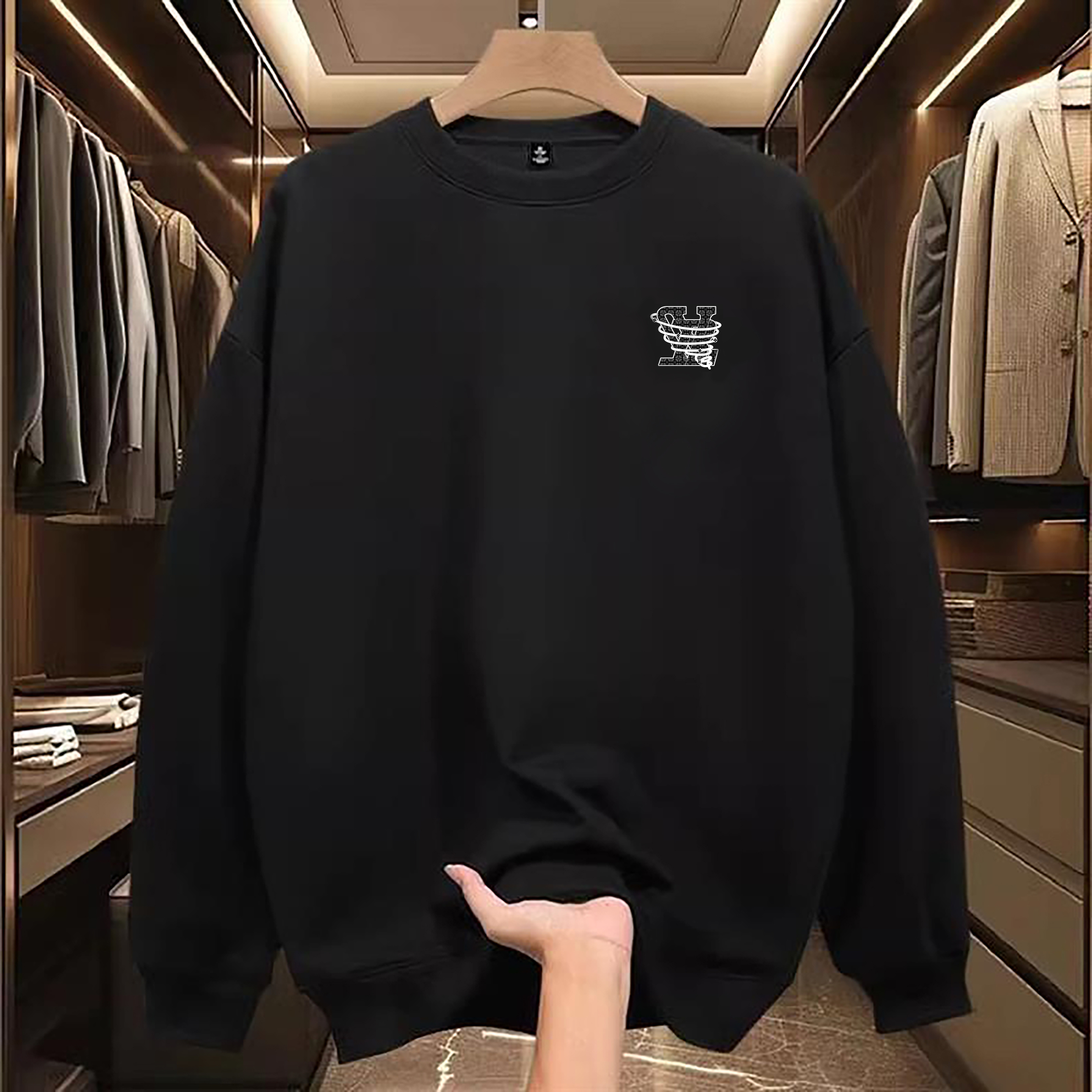 Designer men's hoodie Sweatshirts made of pure cotton 1:1 luxurious Men's Hoodies Half Zipper Hooded Solid Color Long Customizable logo prin