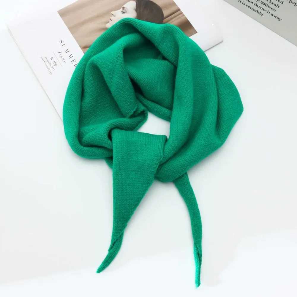 New Korean Style Wool Triangar Scarf Winter Wen Warm Knitted Scarf Mtifunctional Clothing Decoration scarf Shl Y250918