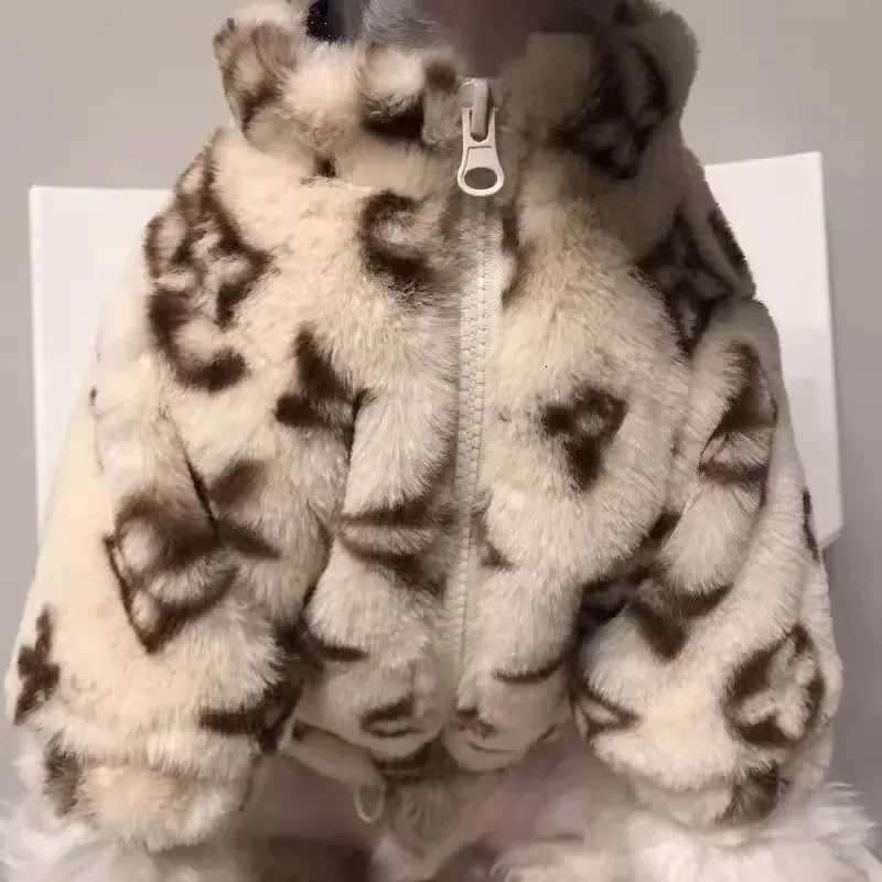 Dog Clothes Autumn Winter Schnauzer BULLDOG Bichon Teddy Small and Mediumsized Dog Cat Smoked Fur Coat To Keep WarmXJ250918