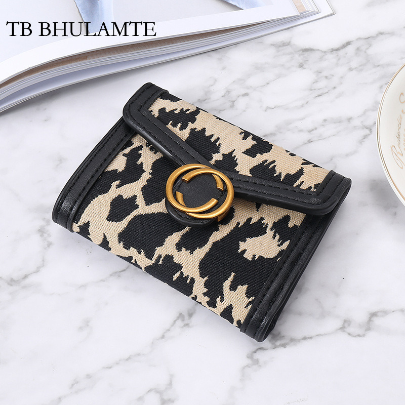 TB BHULAMTE Free Shipping New Women's Short Wallet Large Designer Capacity Fashion Luxury Retro Coin Purse Multi-card Slot Wallet Internet Celebr