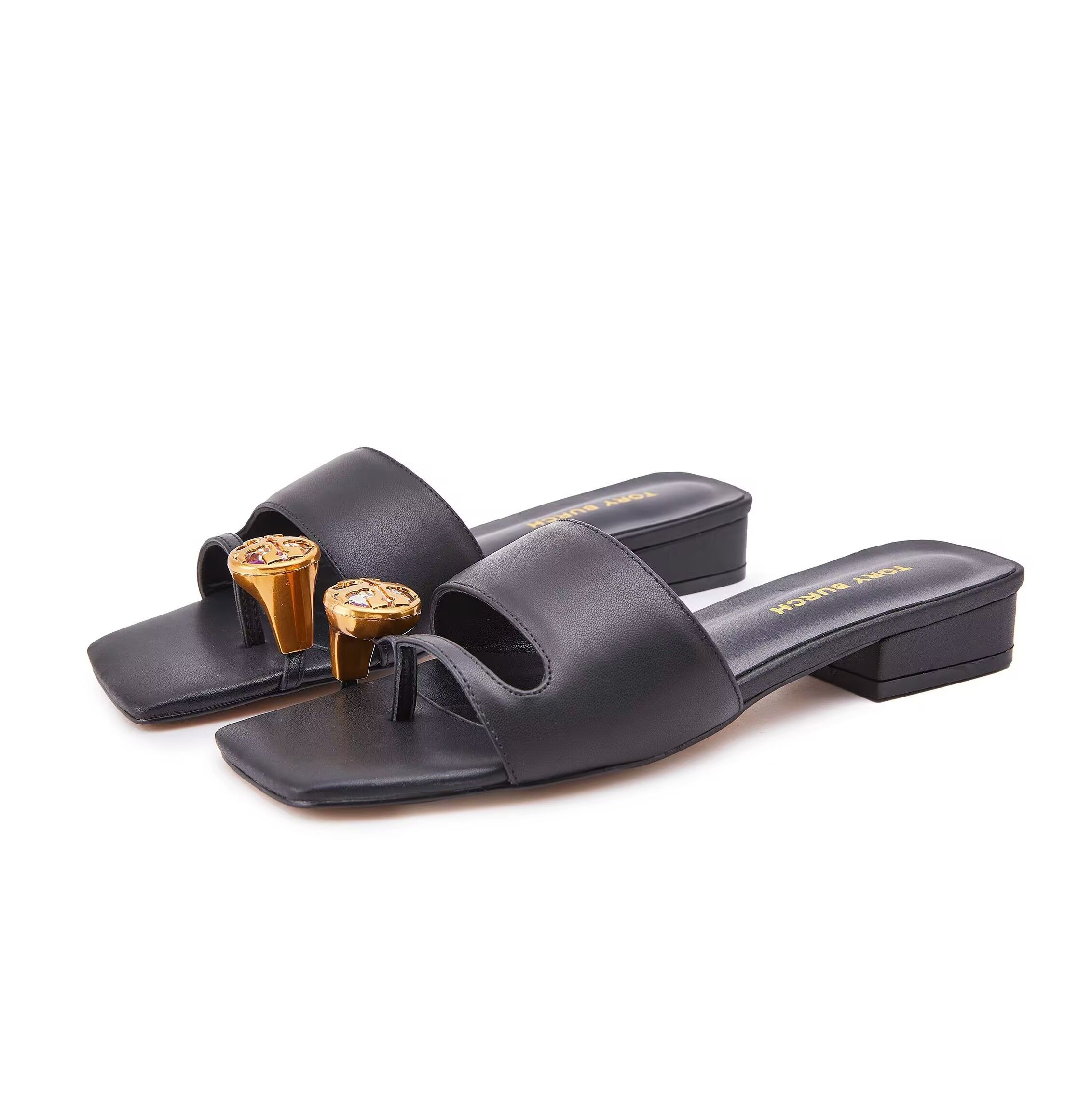 Luxury Designer Brand Women Pierced Slide Flats Miller Crystal Stud Flip Flop Comfortable Beach Slide Lady Sandals Shoes Slip On Walking EU35-43
