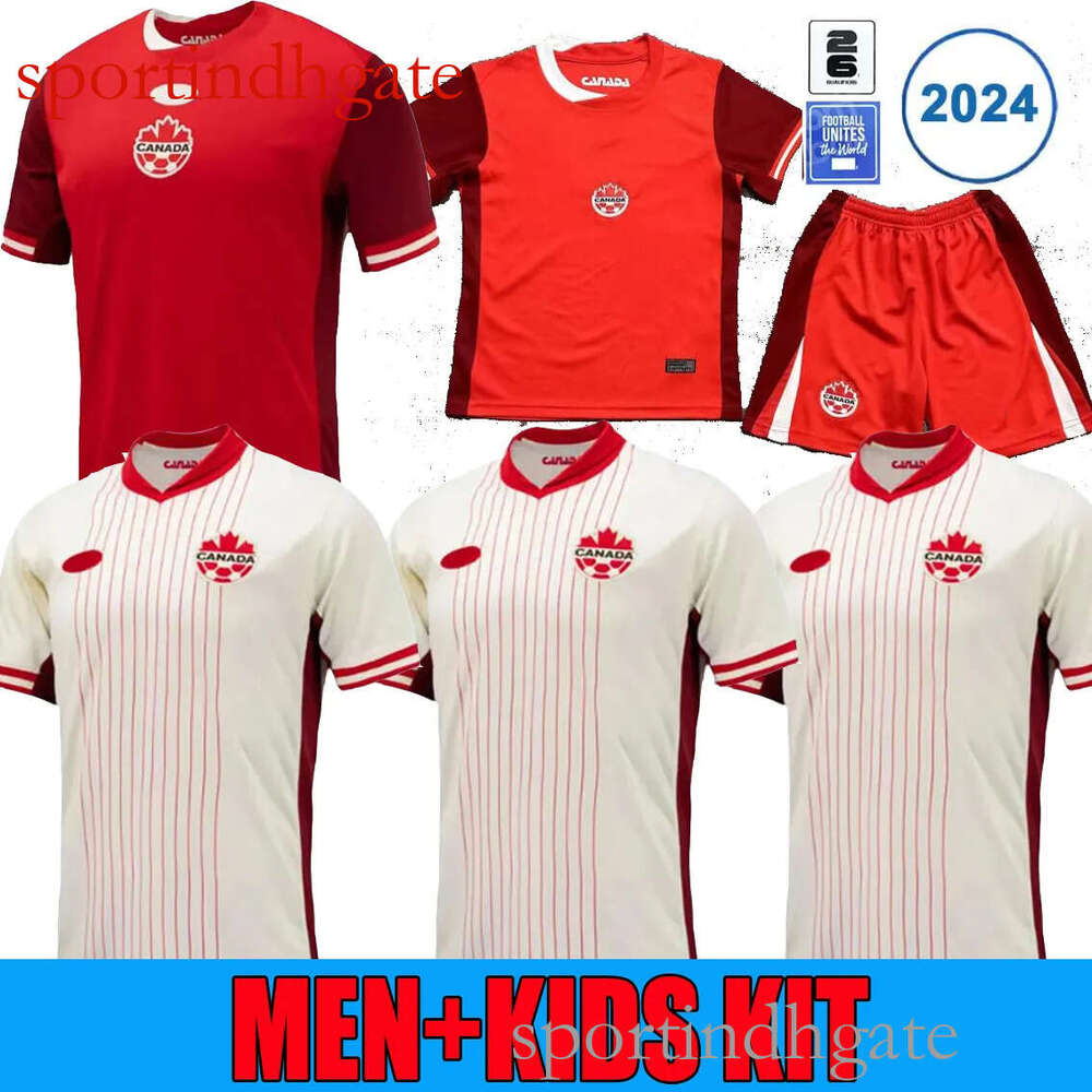 2024 Canada Soccer Jerseys Home Away DAVIES, DAVID, UGBO, LARIN, CAVALLINI, MILLAR, EUSTAQUIO - Kids & Adult Football Kit