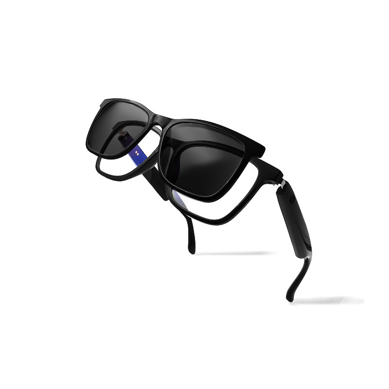 MGALL Smart Bluetooth Glasses Earphones MG-C08 Wireless Bluetooth Headset Detachable Magnetic Anti-Blue Light Sunglasses Earbuds