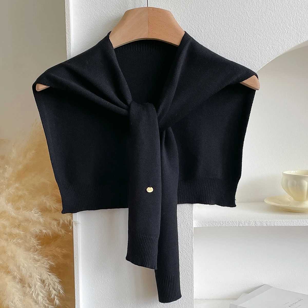 Wen Latest Design Korean Style Knitted Shl Summer Solid Sunscreen Scarves La Wrs Bandana Spring Girl Soft Scarf Y250918