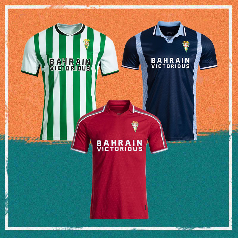25 26 Cordoba CF Soccer Jerseys 2025 Home Away Third A.CASAS ADILSON YOLDI maillots de foot Shirts JACOBO ZALAZAR ZIDANE Kids Football Kit