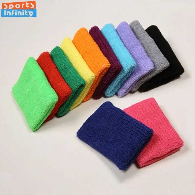 L XL Wristband Sport Sweatband Hand Band Sweat Wrist Support Brace Wrap Guards for Gym Volleyball Basketball Tennis Wrist Band J251211