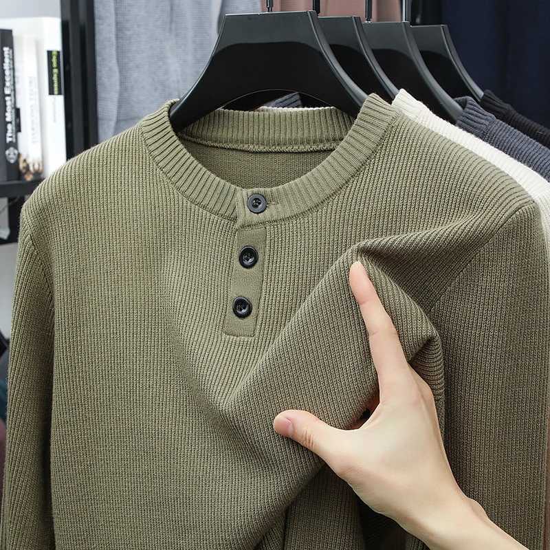 BROWON 2025 Business Sweater for Man Autumn Winter New Long Sleeve O Neck Soft Comfortable Casual Pullovers Sweaters for MenZ250918