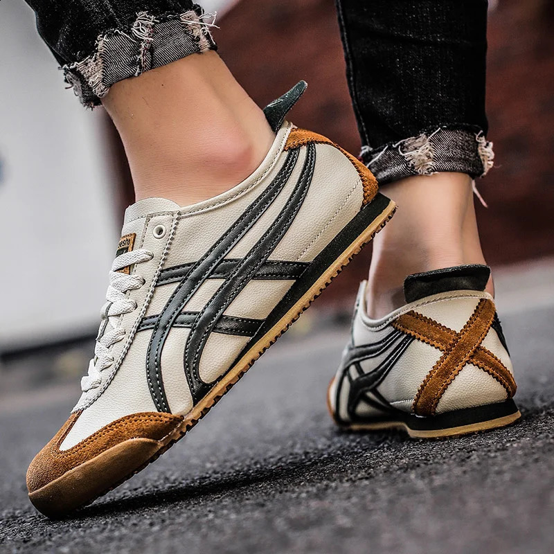 y ner Mens Shoes High Quality Leather Casual Sneakers Men Women Trainers Lightweight Retro Womens Sports 250918