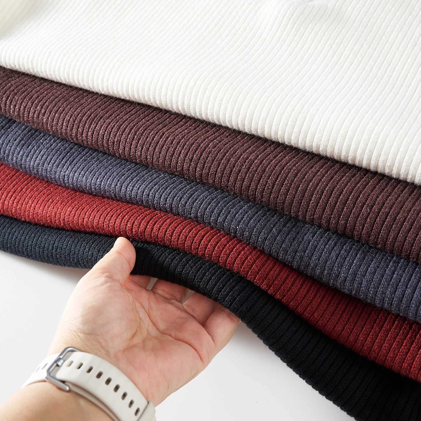 Autumn And Winter New England Style Halfopen Turndown Collar Long Sleeve Sweater Mens Pullover Loose Fashion Casual KnitwearZ250918