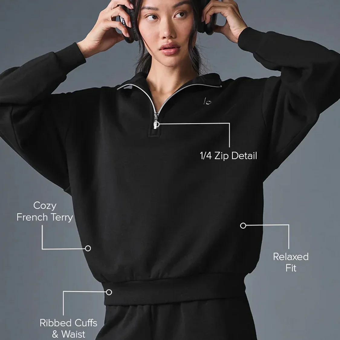 Yoga Hoodies Sports Hoodies Stand Up Collar Sweatshirts Quarter Zip Pullover Outfits Unisex Sweatshirts 3D Silver on Chest Loose Long Sleeve Sweatwear