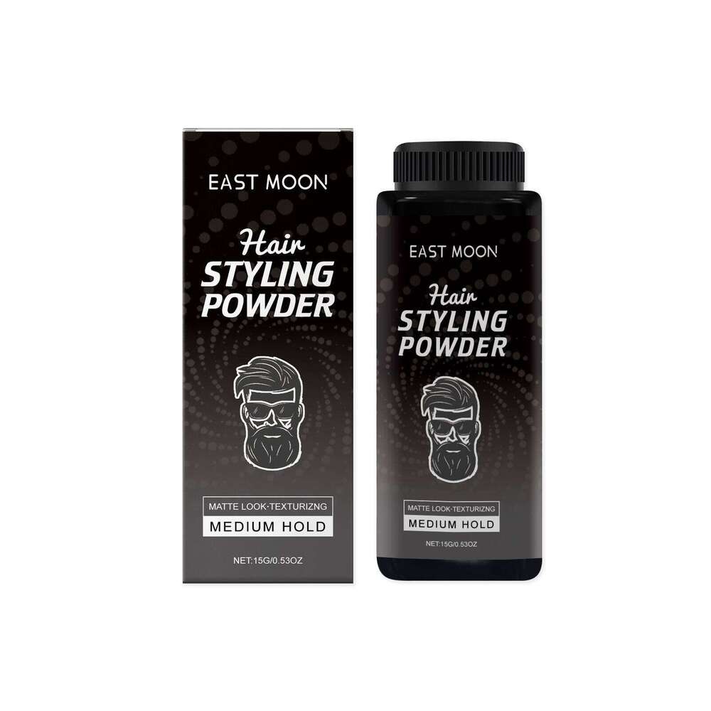 EAST MOON Men's Airy No-Wash Oil Control Matte Natural Styling Volumizing Powder