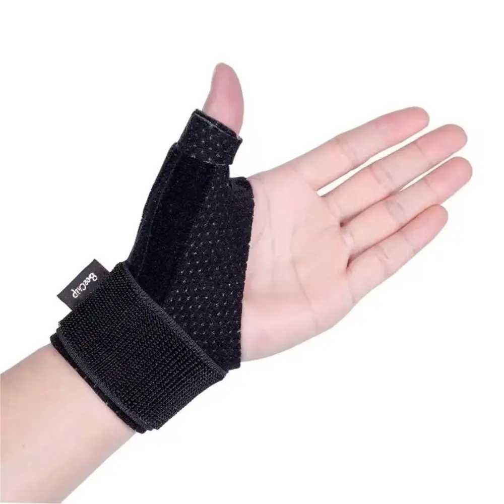 Durable SBR Wrist Guard Protective Immobilizer For Thumb Adjustable Black Sports Wristband Protection Support Splint Fractures J251211
