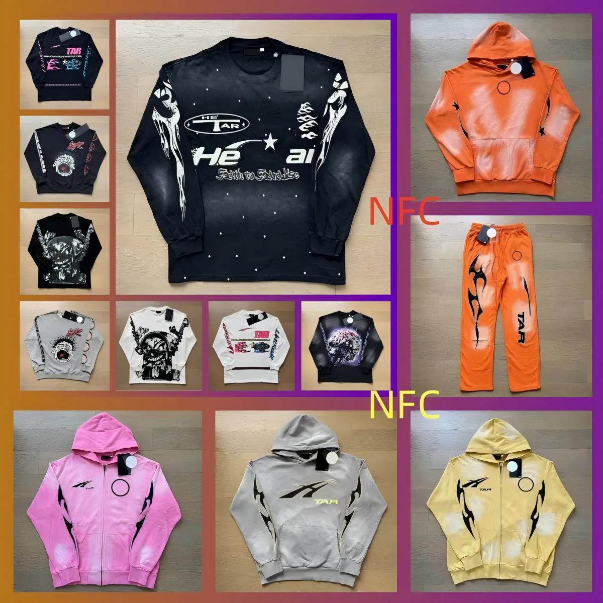 5A designer mens hoodie graffiti hoodie high quality hip hop graffiti pattern vintage printed washed men and women loose sports hoodie US size S-XL