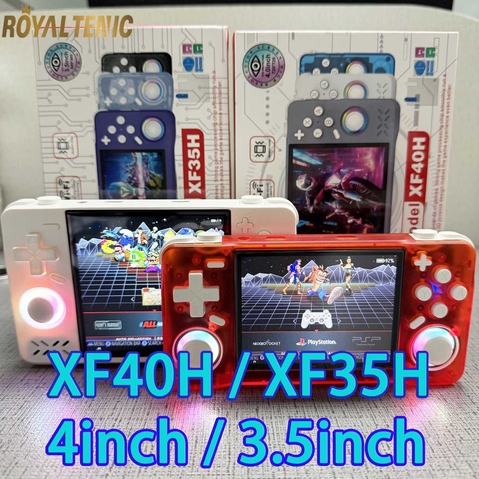 XF40H XF35H Pocket Video Player Retro Handheld Game Console 4 35 IPS Sn 4000mAh 30Emators 64G128G 18000games as Gift Y250918