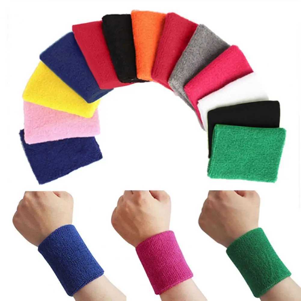 1Pc Sports Cycling Wristband Wrist Sweatband Tennis Wristband Volleyball Gym Wrist Brace Support Sweat Band Towel Bracelet J251211