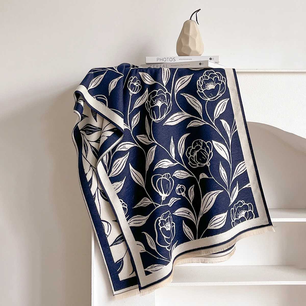 NEW Brand Wen Fashion Jacquard Scarf Imitation Cashmere Soft Warm Shl Winter Coldproof Windproof Blanket Scarf Y250918