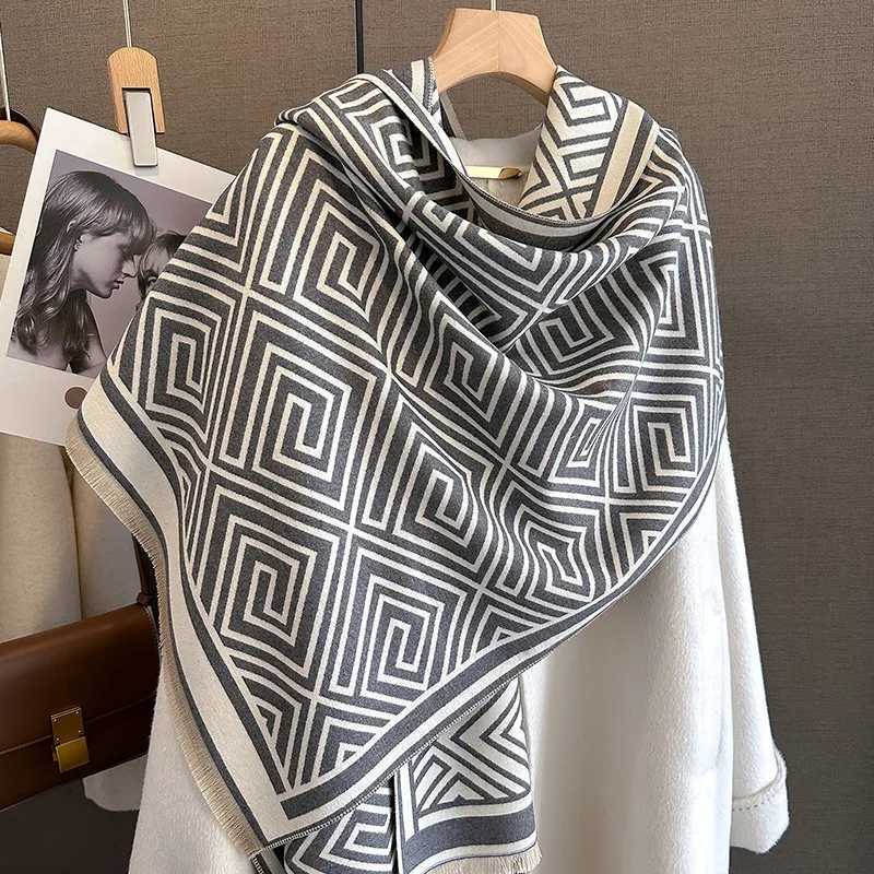 2023 New Wens Scarf Luxury Design Double sided Cashmere Feel Scarf Warm Scarf Shl Y250918