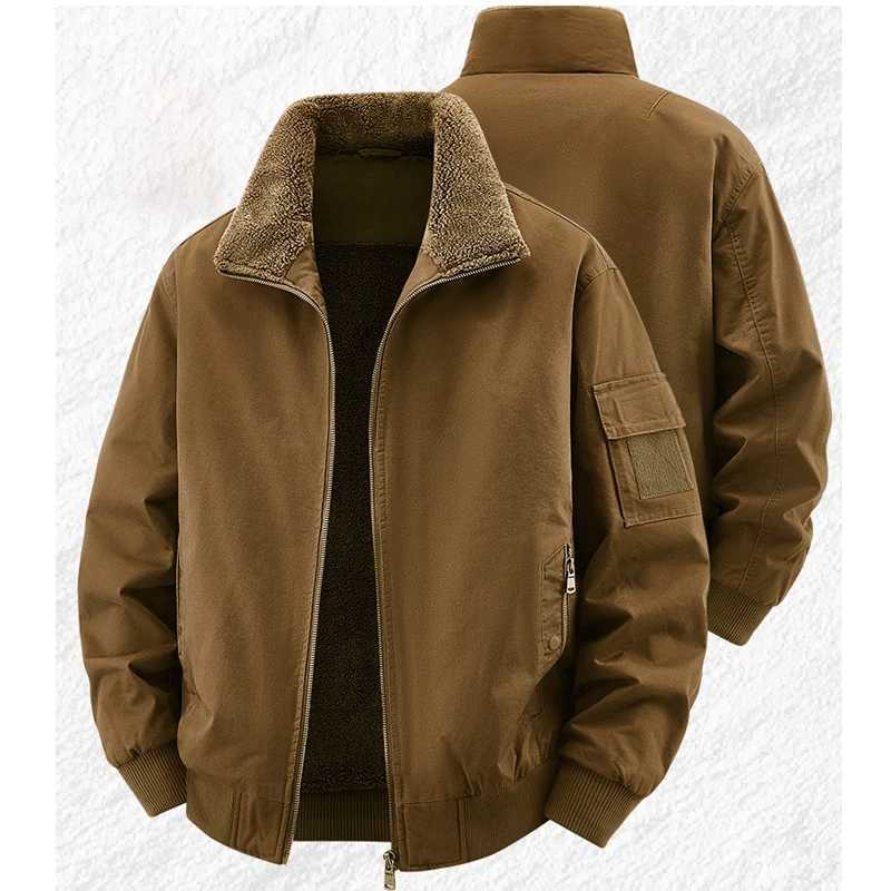 Winter Men Cotton Jackes Coat Men Autumn Warm Bomber Jacket Parkas Man Outdoor Fashion Casual Coat Stand Slim Jacket Male LZLLTT L2509181