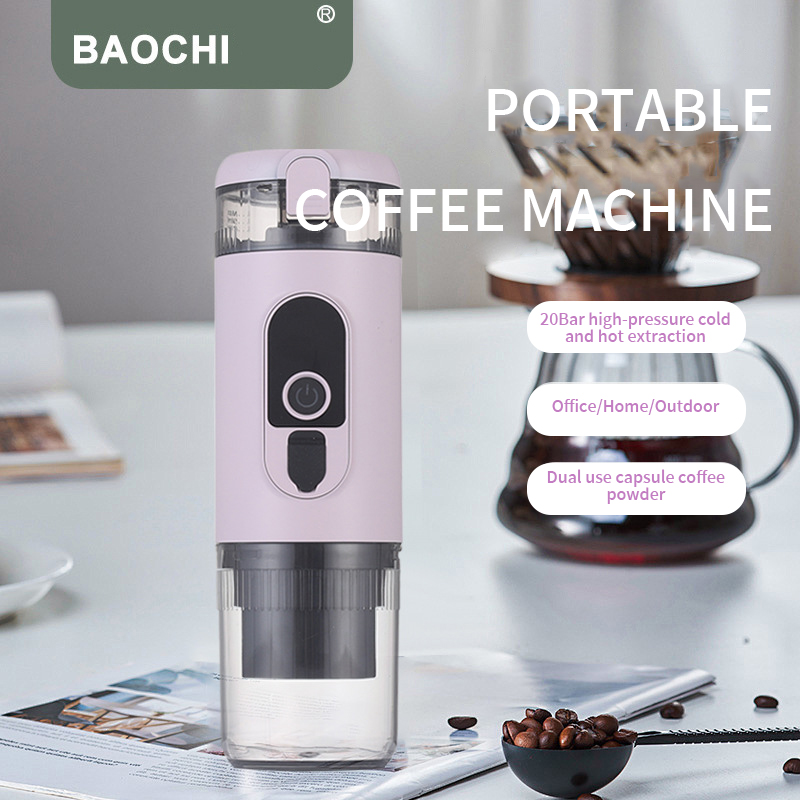 Portable Electric Coffee Machine - Dual-Purpose USB Charging Compatible for Small Households & Offices