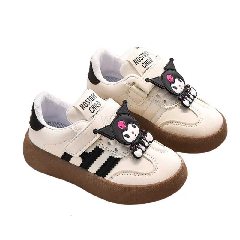 Sanrio Girls Fashion German Training Shoes Kulomi Childrens New Style Sports Shoes Kindergarten Cute White Shoes Four Seasons L250910