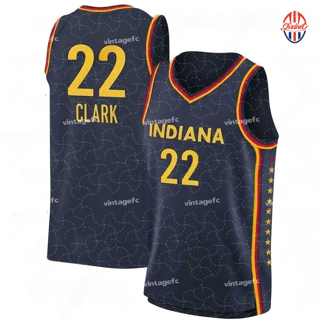 Indiana Fever 22 Clark Basketball Jersey Bonner Colson Cunningham Dantas Howard Mitchell Hull Timpson Turner Embroidery Custom Bonner25