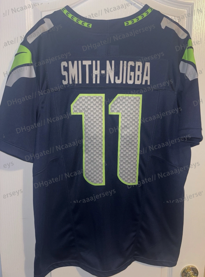 Custom Football 2025 Rivalries Jerseys Cooper Kupp Darnold Smith-Njigba Walker III Love Any Name Number Embroidered Letter Number