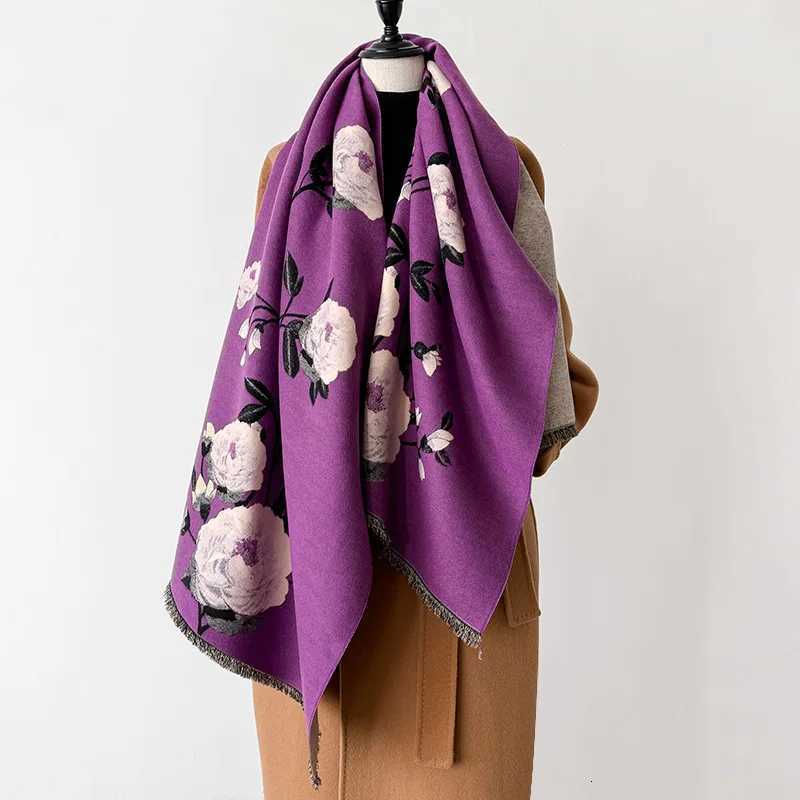 New Luxury Cashmere Scarf Winter Wen Shls Warm Blanket Wrs Fem Foard Bandana Brand Thick Scarves Hijab Y250918
