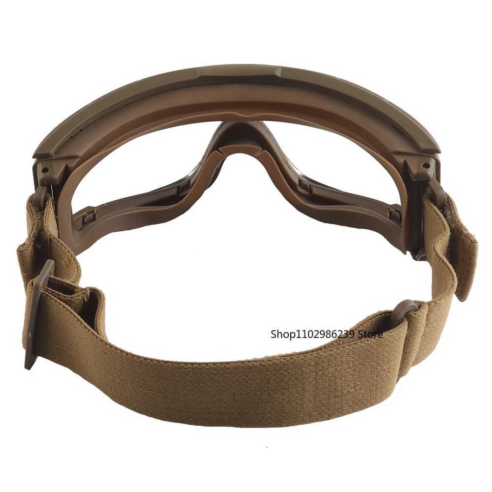 W810 Tactical Goggs Windproof Dustproof Cycling Eyewear Hiking Ski Glasses for Airsoft Paintball Shooting Fast OPS Helmet Y250919